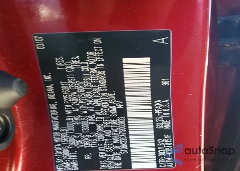 2007 Toyota Sienna Xle Limited 7-Passenger из США, поврежденный, VIN 5TDBK22C47S003822